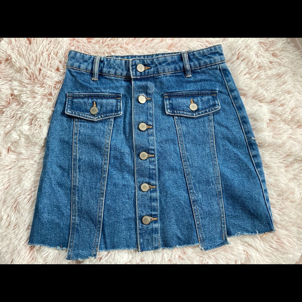 Zara: Trafaluc Collection Denim Skirt